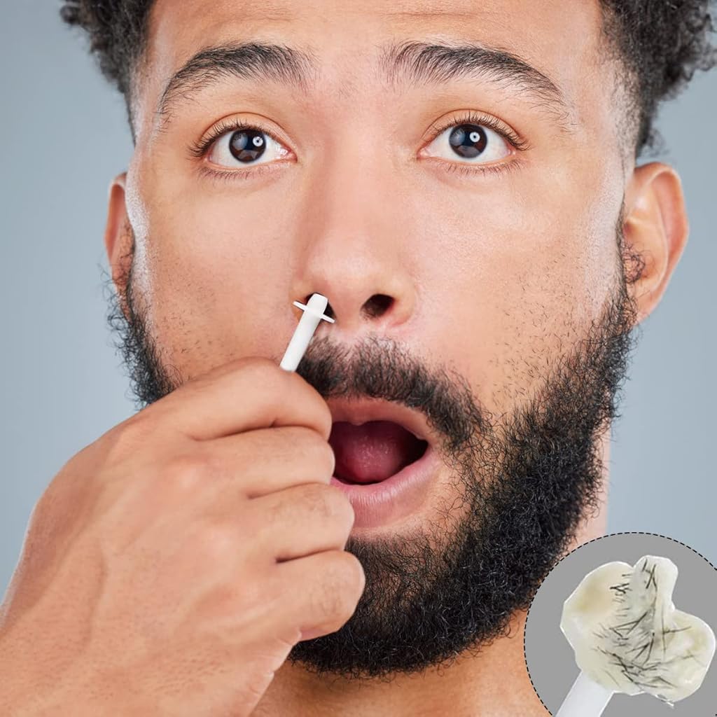 MAYCREATE Nose Wax Kit for Men Women, Eyebrows Ears Lips Facial Nose Hair Removal Wax, 50g Wax, 10 Applicators, 5 Wooden Stick, 10 Little Cups, 1 Protect Sticker, 1 Measuring Cup MAYCREATE Nose Wax Kit for Men Women, Eyebrows Ears Lips Facial Nose Hair Removal Wax, 50g Wax, 10 Applicators, 5 Wooden Stick, 10 Little Cups, 1 Protect Sticker, 1 Measuring Cup